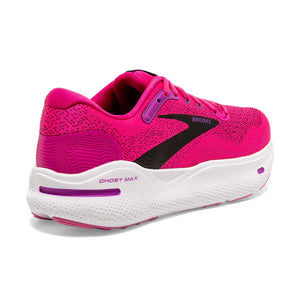 Brooks W Ghost Max 1b Pinkglow/purple/black Width