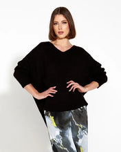 Load image into Gallery viewer, Fate + Becker Splendour Oversized Knit Black