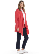 Load image into Gallery viewer, Betty Basics Alyssa Knit Cardigan Coral