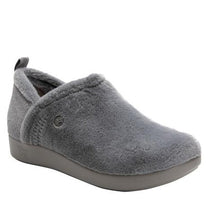 Load image into Gallery viewer, Alegria Cozee Fuzzy Wuzzy Grey Slipper Shoe