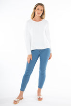 Load image into Gallery viewer, Jump Slub Rib Pullover White