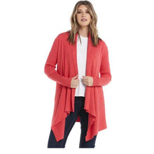 Load image into Gallery viewer, Betty Basics Alyssa Knit Cardigan Coral