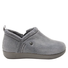 Load image into Gallery viewer, Alegria Cozee Fuzzy Wuzzy Grey Slipper Shoe