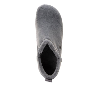 Alegria Cozee Fuzzy Wuzzy Grey Slipper Shoe