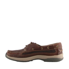 Load image into Gallery viewer, Slatters Shackle Walnut Brown Boat Shoes