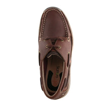 Load image into Gallery viewer, Slatters Shackle Walnut Brown Boat Shoes