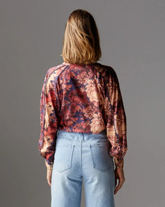 Fate + Becker Berry Kiss Blouse