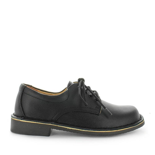 Wilde Jezra School Shoe Black Smooth