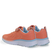 Load image into Gallery viewer, Sfida Kai Girls Runner (V) Peach/Blue