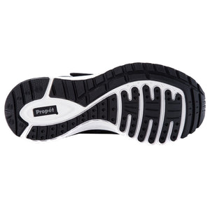 Propet One Strap Mens Shoes Black/dark Grey