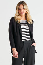 Load image into Gallery viewer, Betty Basics Portsea Blazer Black