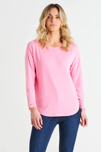 Betty Basics Malika Ribbed Long Sleeve Tee