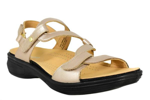 Revere Miami Back Strap Sandal Gunmetal M