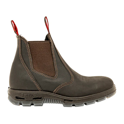 Redback Usbok Bobcat Claret Oil Kip - Safety Toe Boot Brown