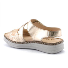 Load image into Gallery viewer, Cabello Rhonda Gold Womens Shoes