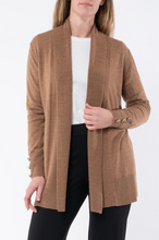 Load image into Gallery viewer, Jump Shawl Collar Cardi Caramel