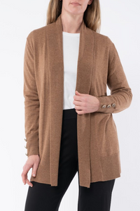 Jump Shawl Collar Cardi Caramel