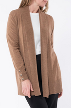 Load image into Gallery viewer, Jump Shawl Collar Cardi Caramel