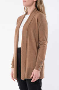 Jump Shawl Collar Cardi Caramel