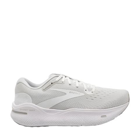 Brooks Ghost Max M 2e White/oyster/metallic Silver