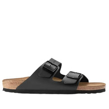 Load image into Gallery viewer, Birkenstock Arizona Black Smooth Leather Regular