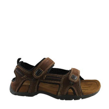 Load image into Gallery viewer, Slatters Broome Ii Mens Shoes Leather Sandals With Adjustable Straps