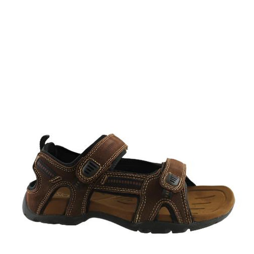 Slatters Broome Ii Mens Shoes Leather Sandals With Adjustable Straps