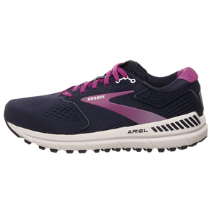 Brooks W Ariel 20 Wide D 076 Peacoat/vivid Viola/white