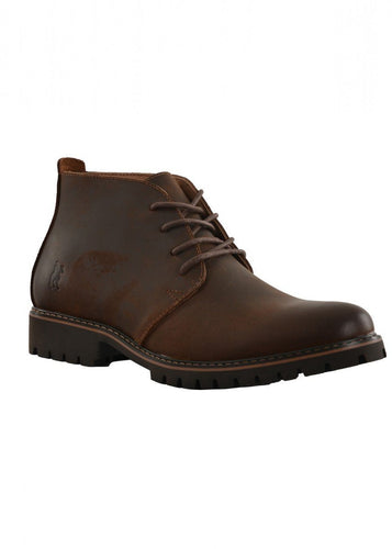 Thomas Cook Mens Shoes Harper Lace-up Boot Dark Brown