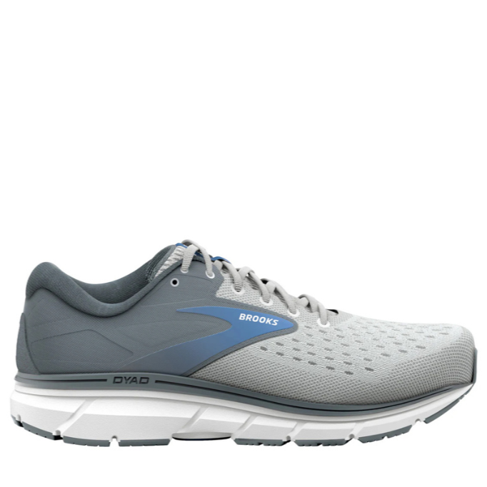 Brooks W Dyad 11 Neutral D Width Grey/ White/ Blue Width