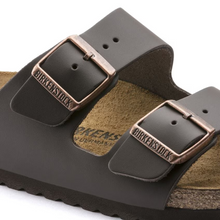 Load image into Gallery viewer, Birkenstock Arizona Dark Brown Smooth Leather Regular