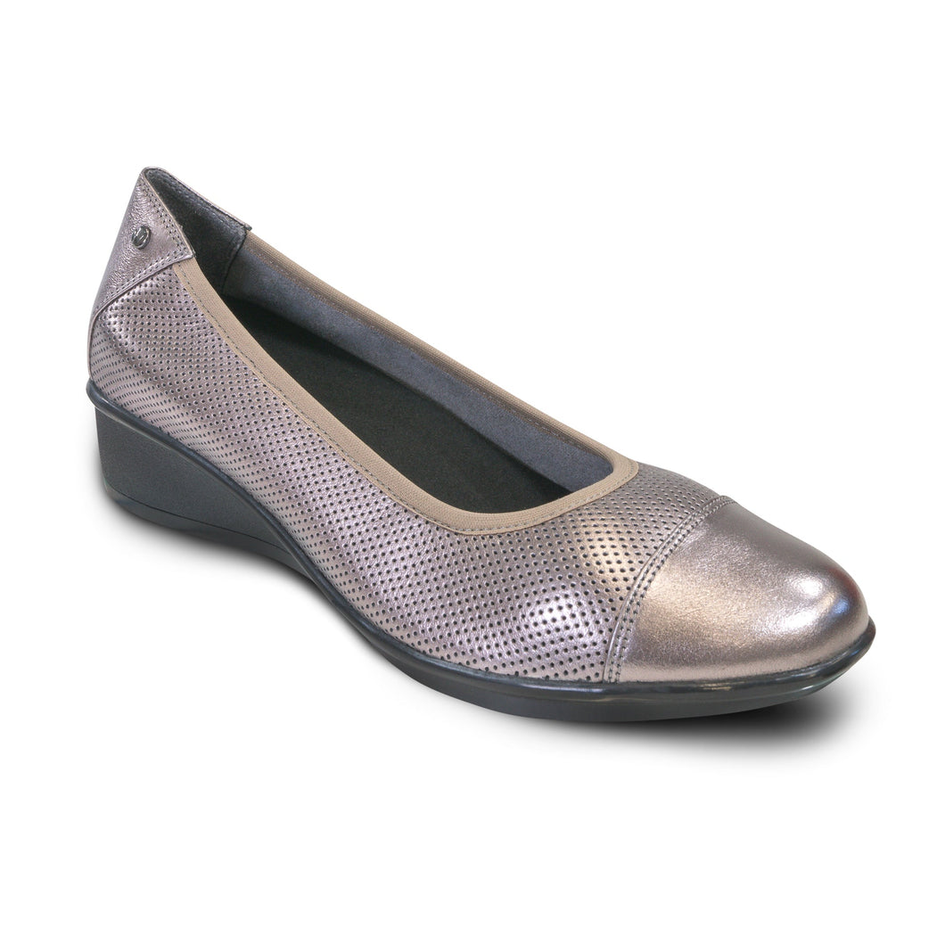 Revere Verona Ballet Wedge Gunmetal