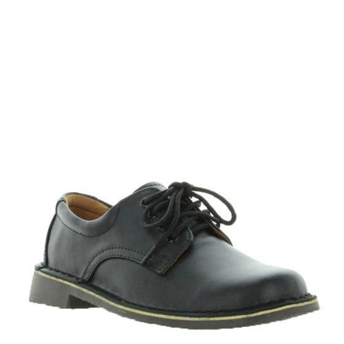 Wilde Jezra School Shoe Black Smooth