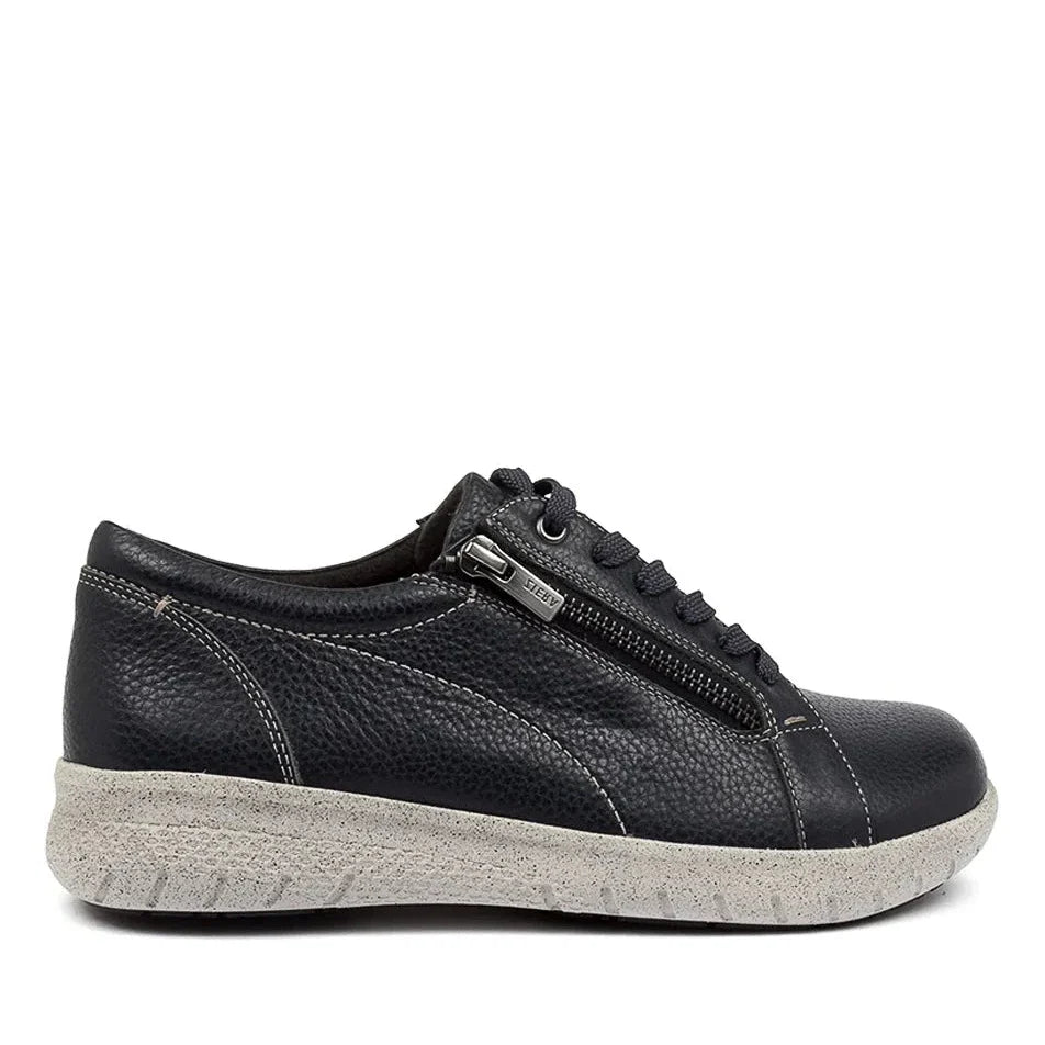 Ziera Solar Xf Zr Ink Leather Sneaker