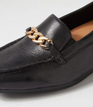 Load image into Gallery viewer, Ziera Fenders Xf Black Leather Loafers