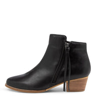 Load image into Gallery viewer, Ziera Vendas Xf-zr Black Natural Leather Ankle Boots