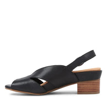 Load image into Gallery viewer, Ziera Addya XW Black Natural Heel Leather