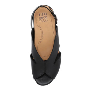 Ziera Addya XW Black Natural Heel Leather