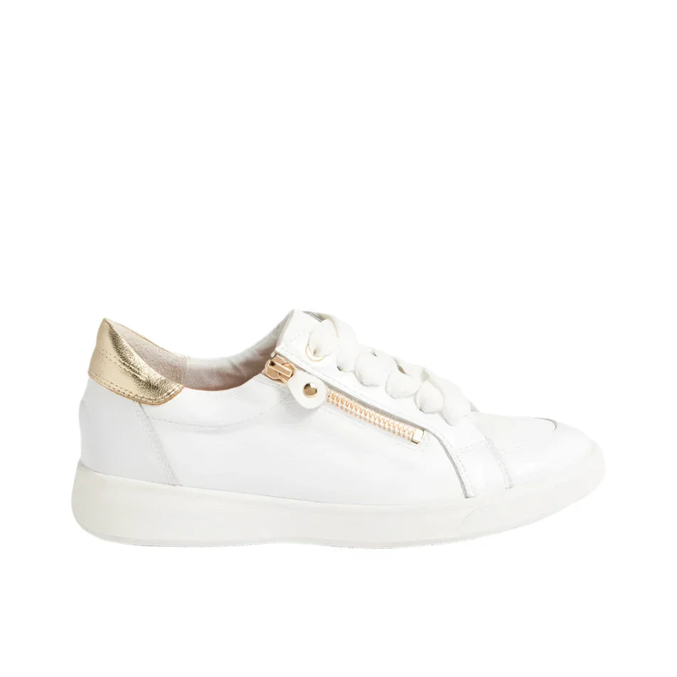 Ziera Aire XF White-pale Gold Patent Leather