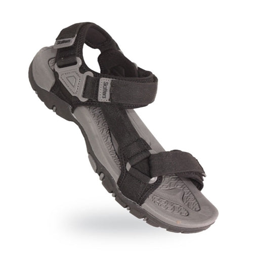 Slatters Breakwater Mens Sandals Black