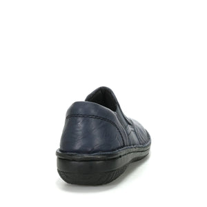 Cabello Comfort Womens Shoes 761-27 Navy Crinkle