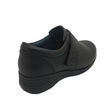 Load image into Gallery viewer, Jemma Patty Black Ladies Leather Shoe