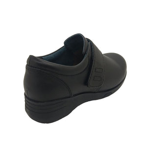 Jemma Patty Black Ladies Leather Shoe